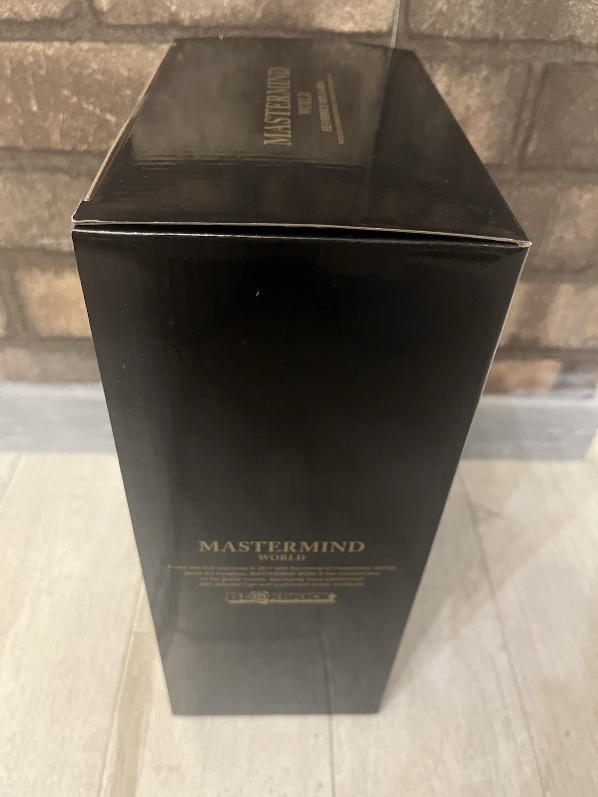 Medicom BE@RBRICK Mastermind World Black 繁栄 400%,100% 2019 Bearbrick Authentic photo 6