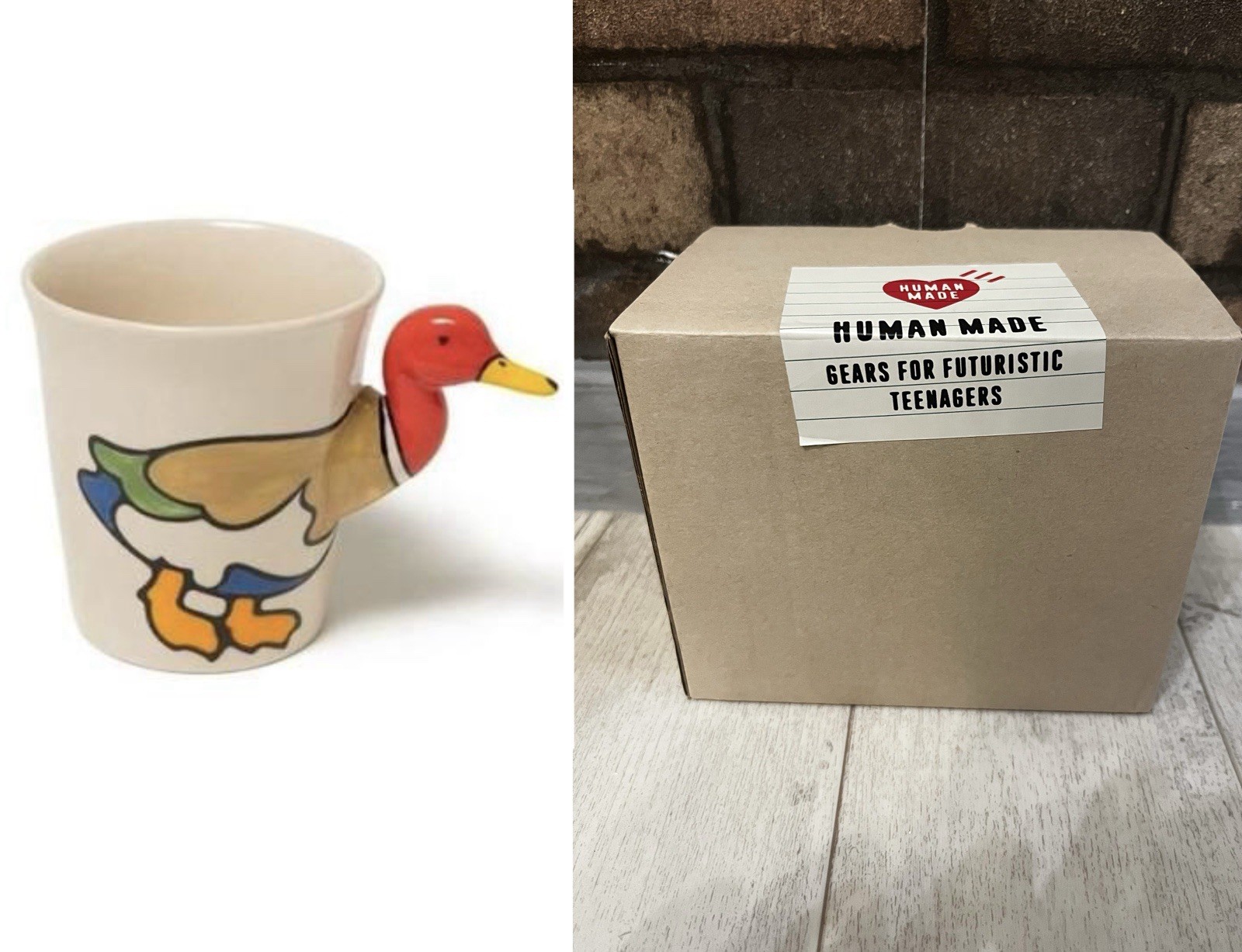 Human Made Duck Mug Cup White Humanmade Authentic