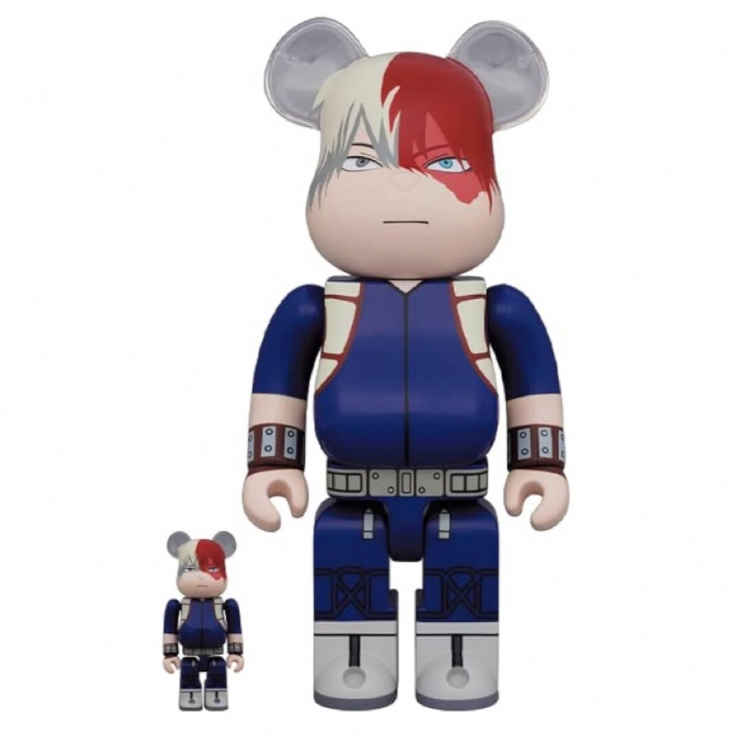 Medicom BE@RBRICK Shoto Todoroki 400%,100% My Hero Academia Bearbrick photo 6