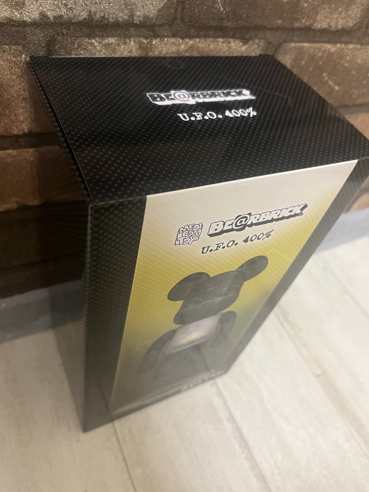 BE@RBRICK U.F.O. 3rd ver. UFO #3 400% Black Bearbrick photo 2