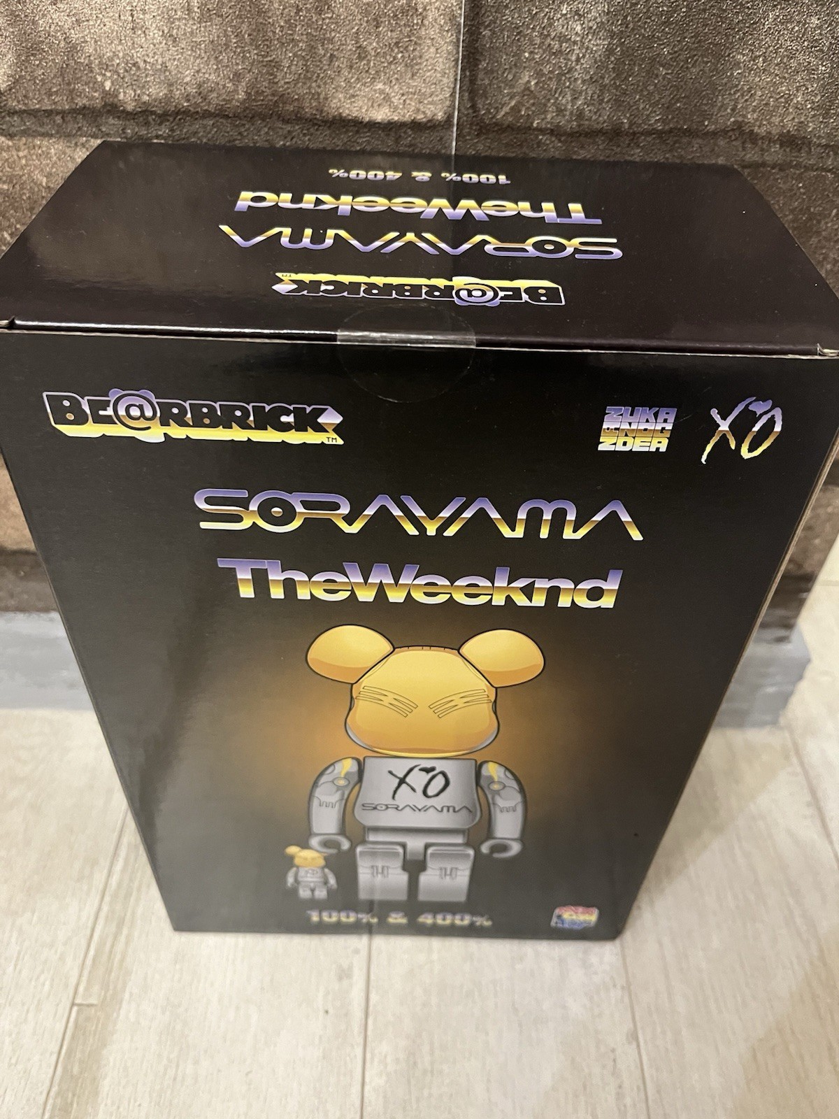 Medicom BE@RBRICK Sorayama The Weeknd 400%,100% 2021 Bearbrick photo 3