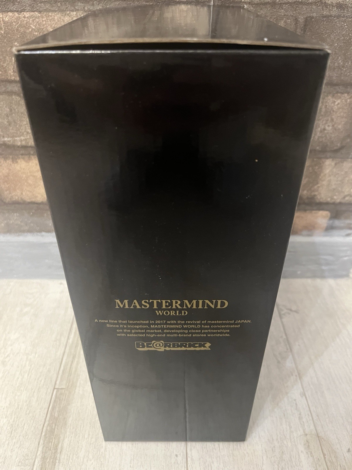 Medicom BE@RBRICK Mastermind World Black 繁栄 400%,100% 2019 Bearbrick Authentic photo 5