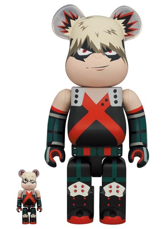 Medicom BE@RBRICK Katsumi Bakugo 400%,100% My Hero Academia Bearbrick Authentic photo 2
