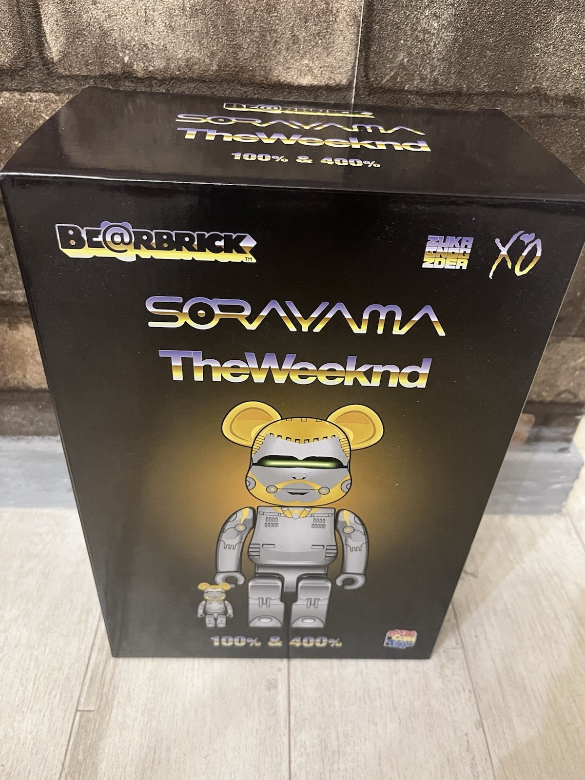 Medicom BE@RBRICK Sorayama The Weeknd 400%,100% 2021 Bearbrick