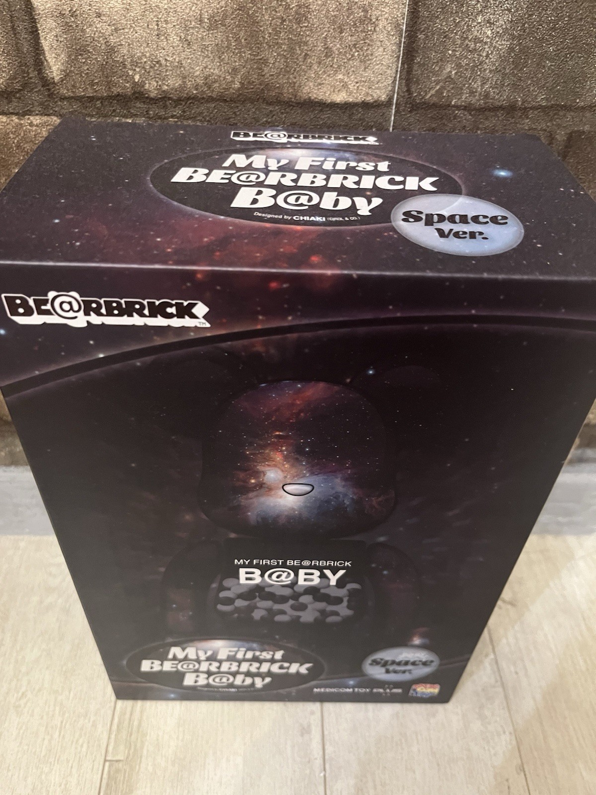 My First BE@RBRICK B@BY Space ver. 400%,100% Bearbrick Chiaki 2019 Authentic photo 3