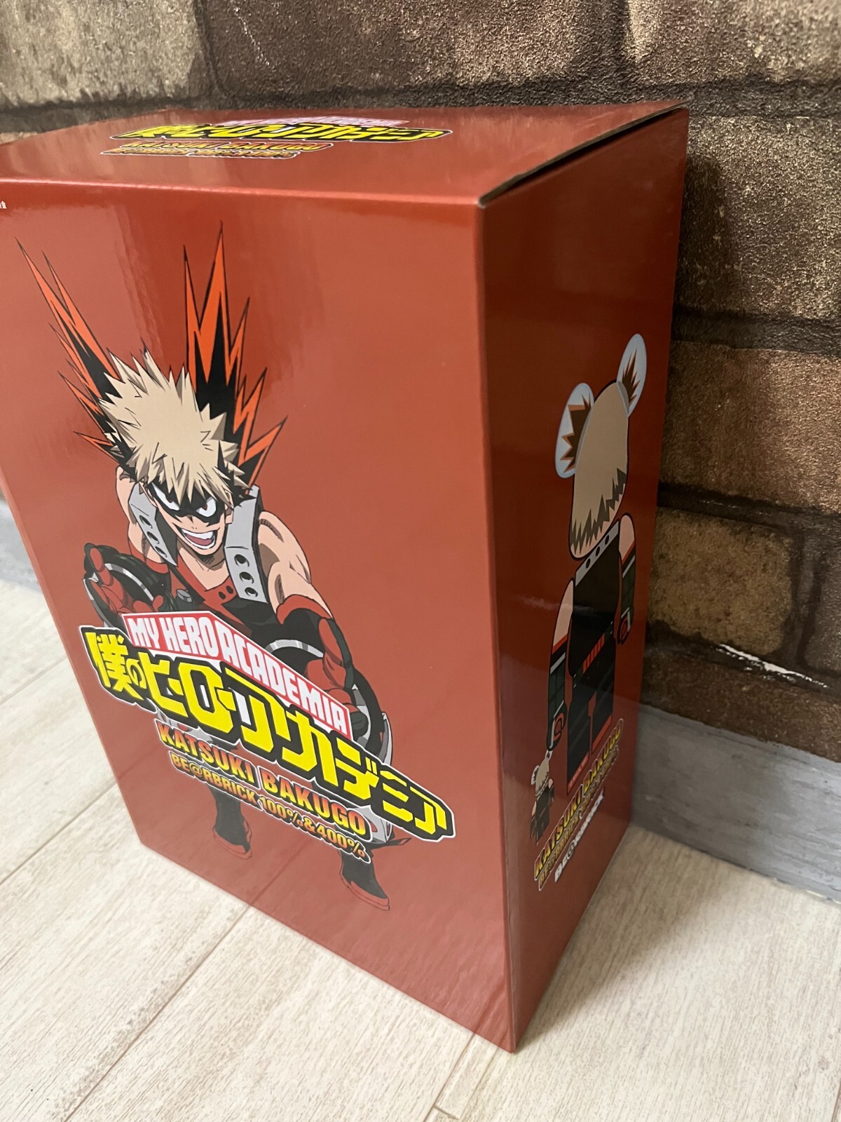 Medicom BE@RBRICK Katsumi Bakugo 400%,100% My Hero Academia Bearbrick Authentic photo 4